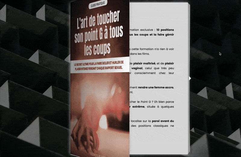 10 Positions pour toucher son Point G à tous les coups et la