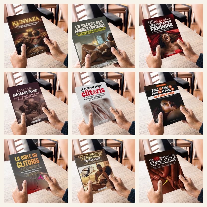 PACK DE 10 LIVRES SECRETS DU PLAISIR